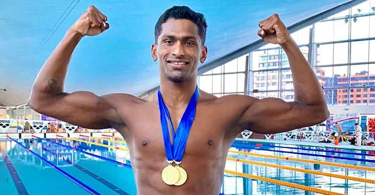 Swimmer sajan Prakash.