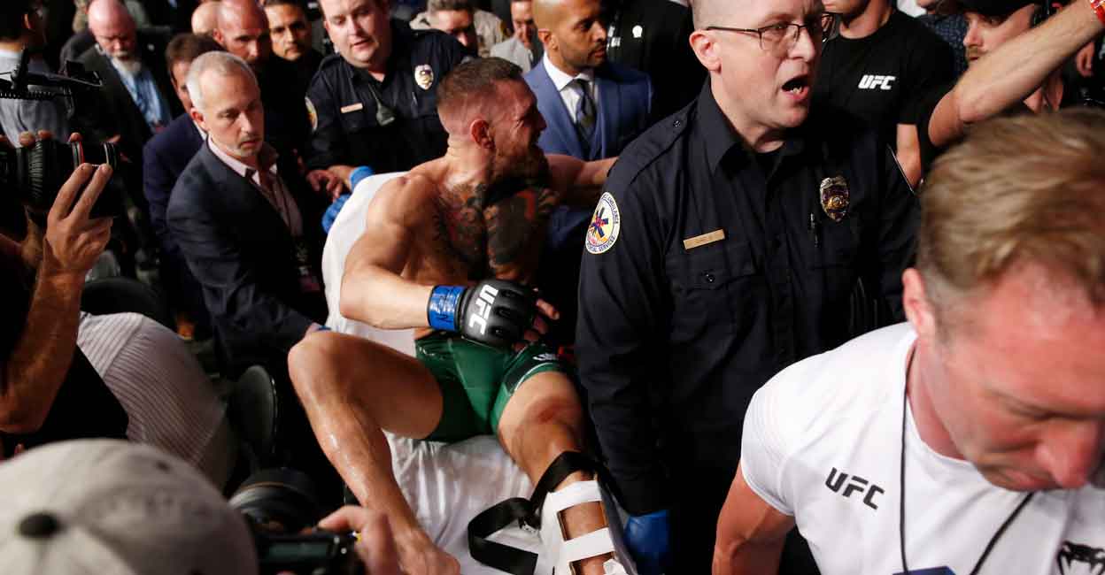 Ufc Mcgregor Breaks Leg In Crushing Defeat To Poirier Ufc News Onmanorama