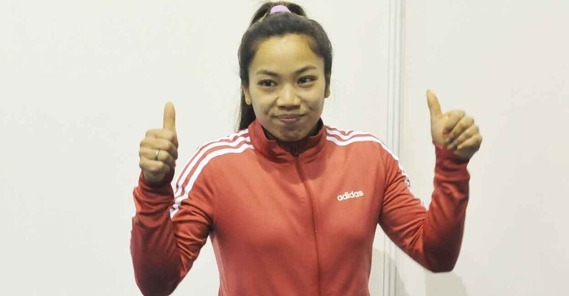 Kolkata: Weightlifter Mirabai Chanu at the Senior National Weight lifting Championship in Kolkata on Feb 5,2020.(Photo :IANS)