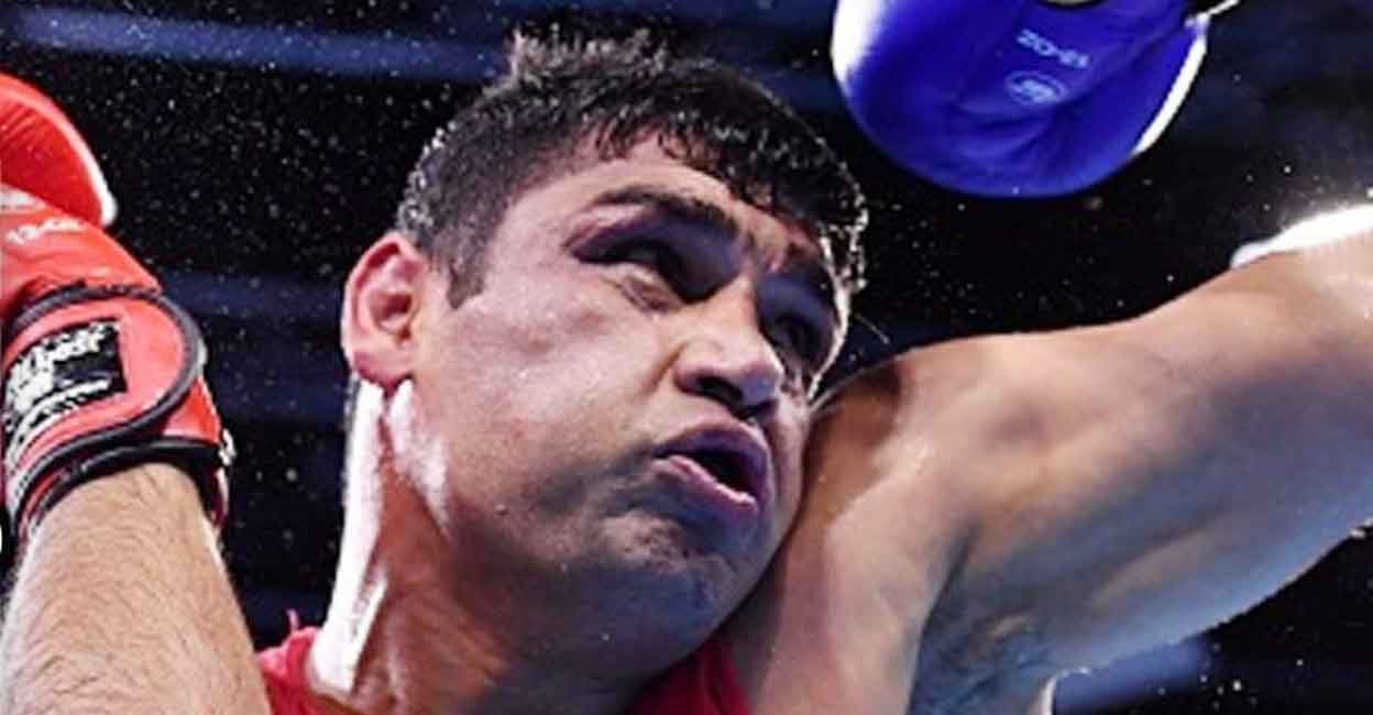 CWG 2022 Boxing Amit Panghal Enters Quarterfinals 50 Win 4851kg Flyweight  Category Commonwealth Games  CWG 2022 एकतरफ मकबल जतकर कवरटरफइनल  म पहच अमत पघल वनआट क 