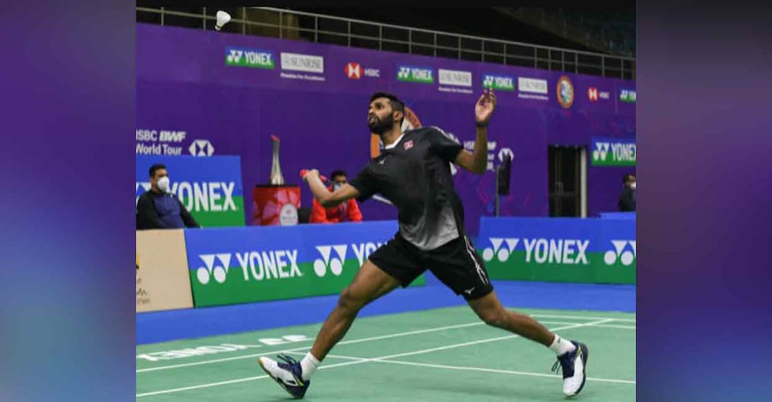 Fifth seeded HS Prannoy took just 36 minutes to get the better of Bosniuk. Photo: Twitter/ @BAI_Media