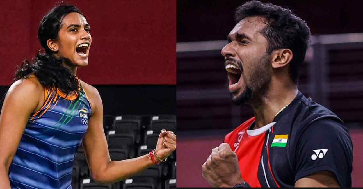 PV Sindhu and HS Prannoy. File photos.