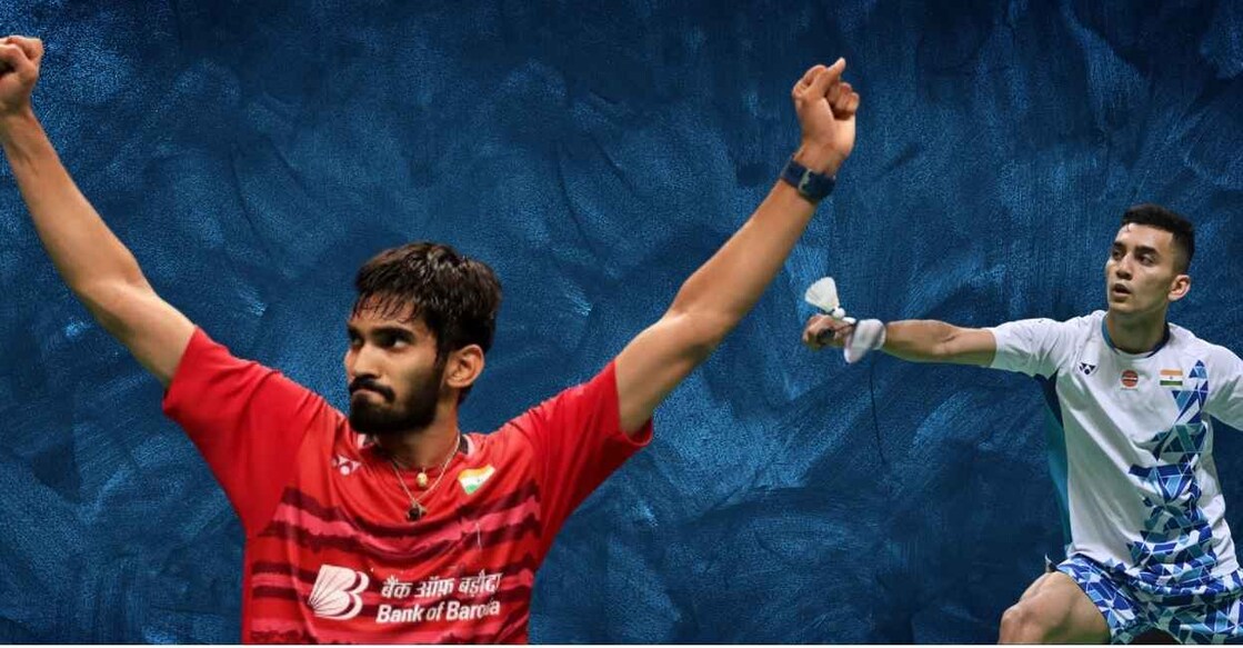 Kidambi Srikanth beat junior compatriot Lakshya Sen 21-18 21-18 in a first-round match that lasted 46 minutes. Photo: Onmanorama