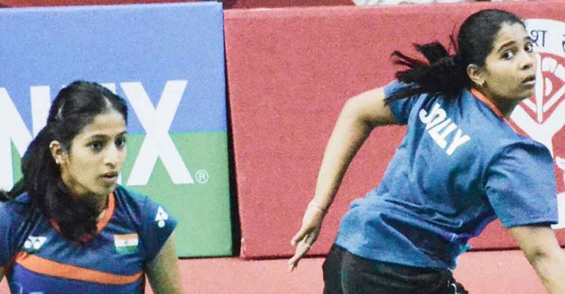 Gayatri Gopichand and Treesa Jolly. Photo: Twitter