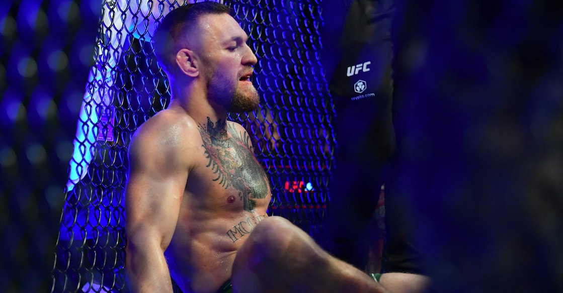 Conor McGregor lost to Dustin Poirier in his last fight in July, 2021. File pgoto: Gary A Vasquez-USA TODAY Sports/Reuters