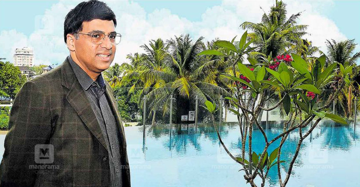 Viswanathan Anand Viswanathan Anand enjoys the scenic beauty of Kochi. Photo: Manorama/Tony Dominic