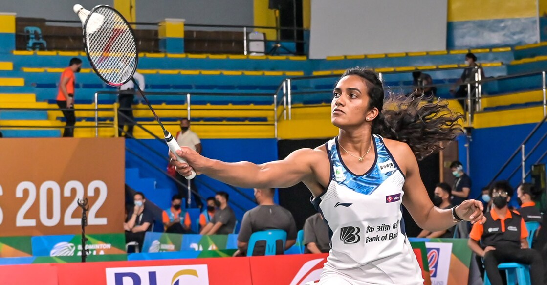 P V Sindhu failed to get past Akane Yamaguchi. File photo: Twittwer@Badminton_Asia