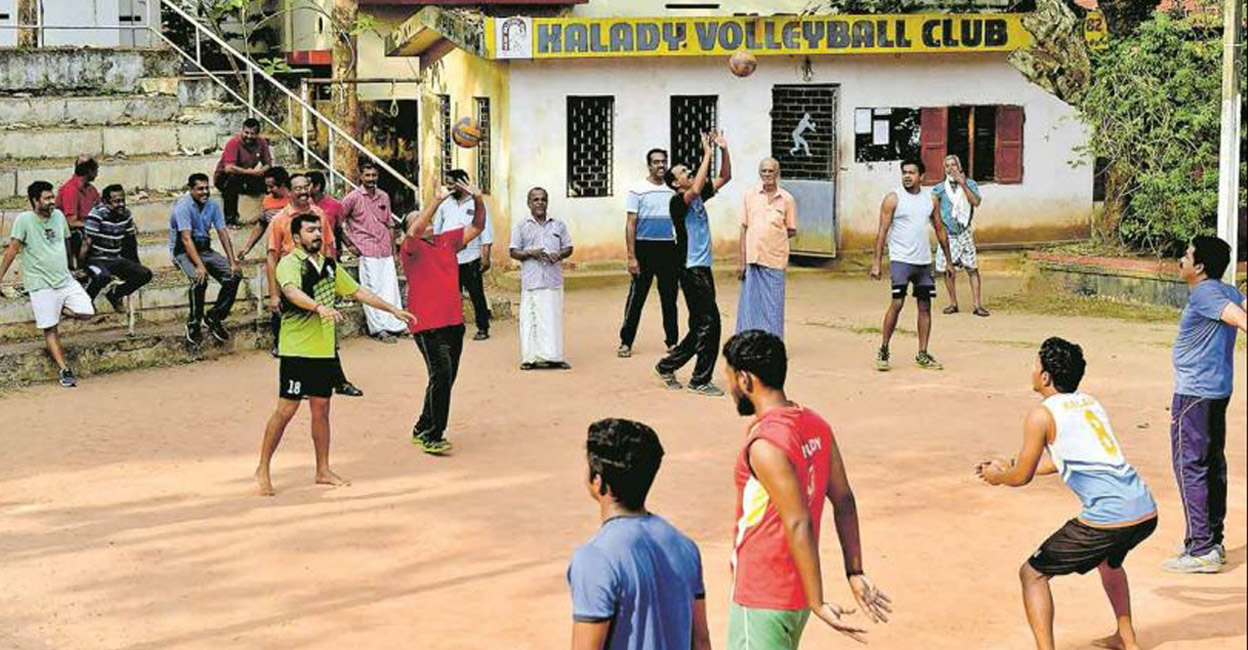 The Kalady Volleyball Club is credited with popularising the sport in the region. Photo: Manorama 