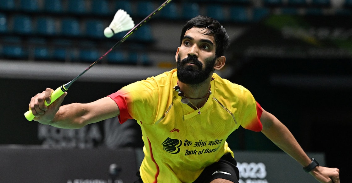 Kidambi Srikanth makes a return to Jonatan Christie. Photo: AFP/Jung Yeon-je