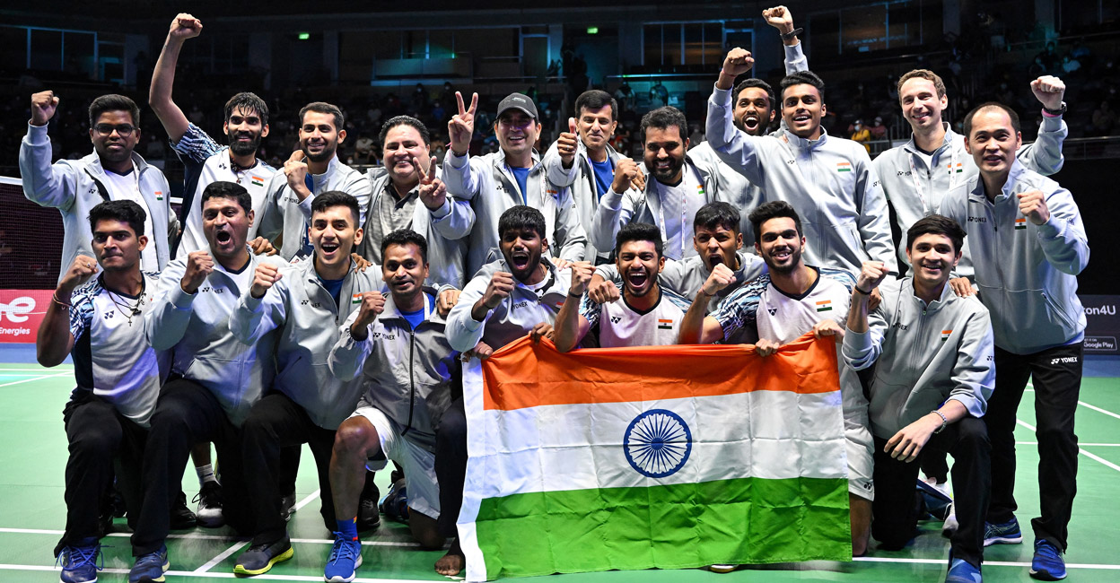 Piala Thomas: India mengalahkan Indonesia untuk memenangkan gelar pertama |  berita olahraga