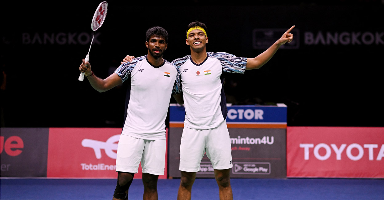 Satwiksairaj Reddy and Chirag Shett Satwiksairaj Reddy and Chirag Shett
