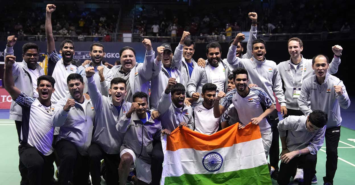 India win Thomas Cup