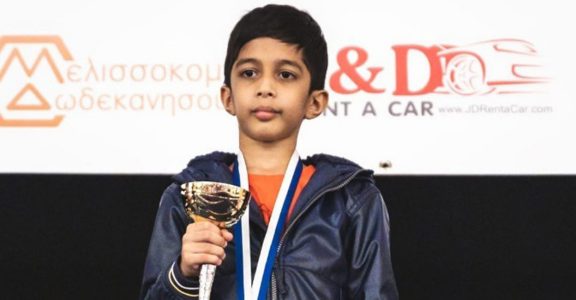 Eight Year Old Becomes World Chess Champion in Under-8 Category