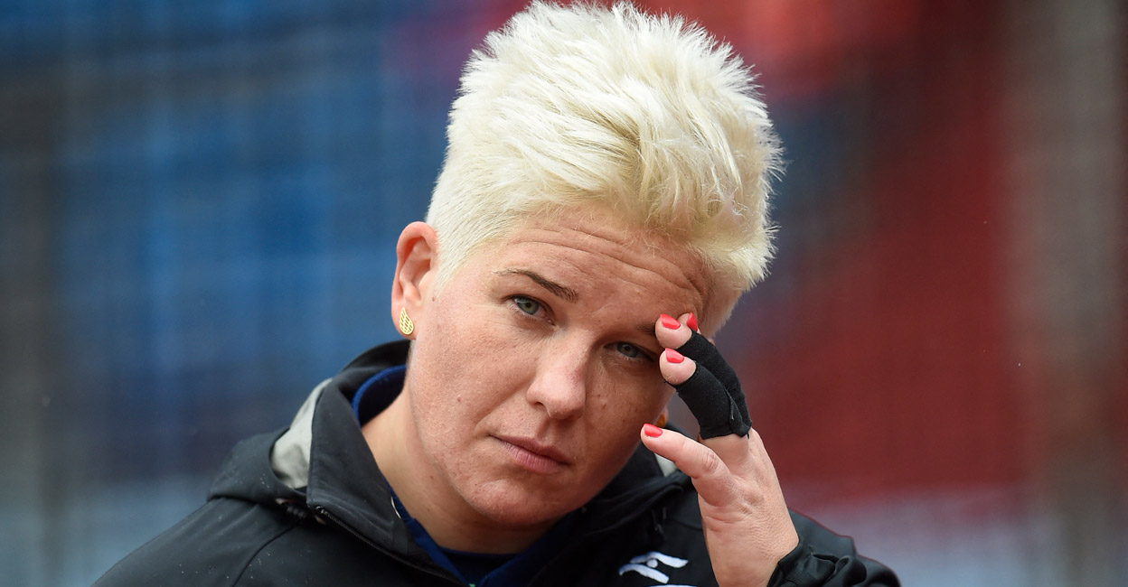 Anita Wlodarczyk will be looking to recover from the injury before the World Championships in Oregon in July. File photo: AFP/Michal Cizek