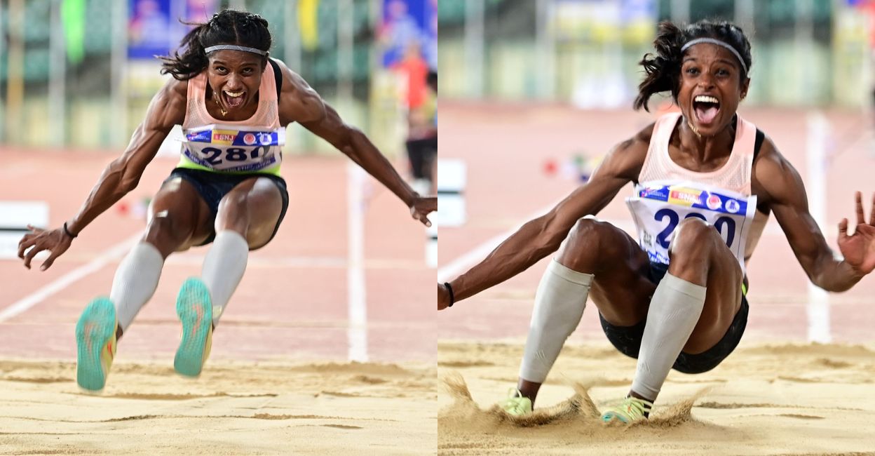 National Senior Athletics Championships: Aishwarya Babu stuns again, breaks  triple jump national record | Sports | Onmanorama