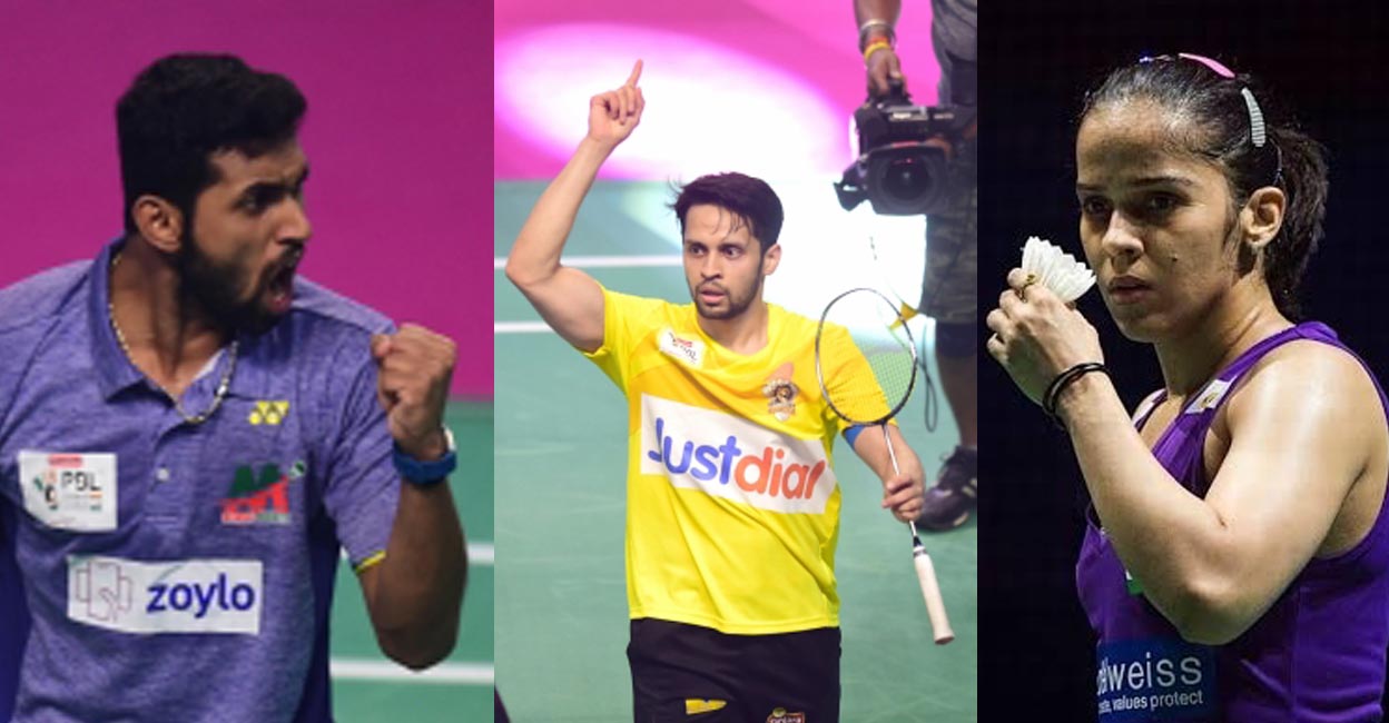 Saina Nehwal, Parupalli Kashya, HS Prannoy Star badminton couple Saina Nehwal and Parupalli Kashyap, along with India's recent Thomas Cup hero HS Prannoy, pulled out at the last moment. Photos: IANS