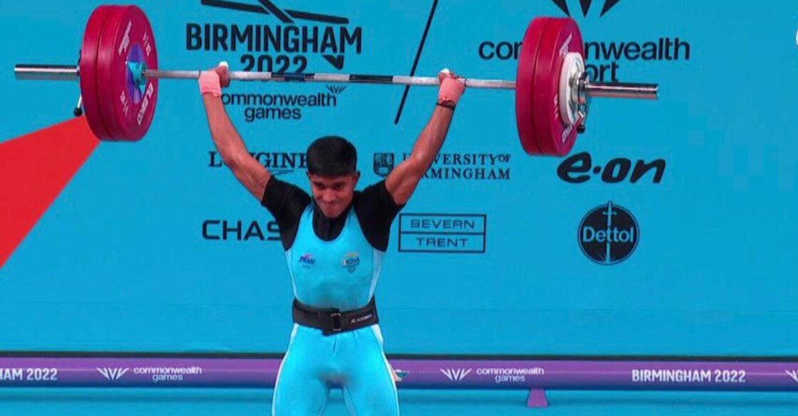 Sanket Sargar opened India's medal account in the Commonwealth Games. Photo: IANS