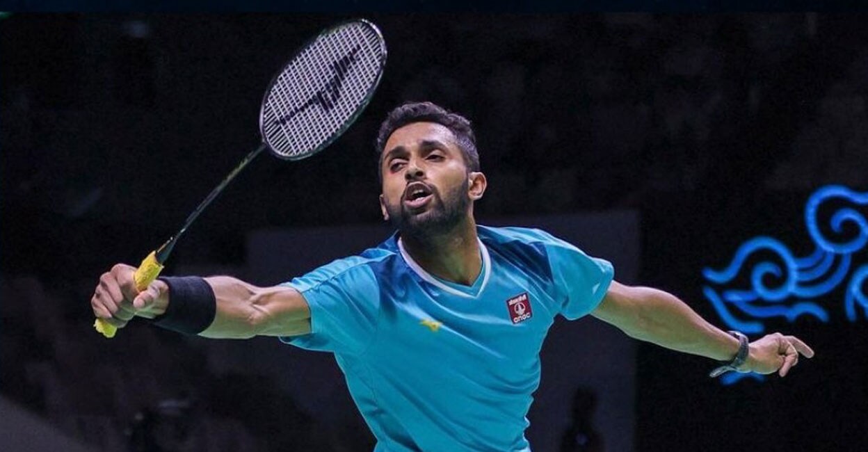 HS Prannoy. Photo: Twitter/ @BAI_Media