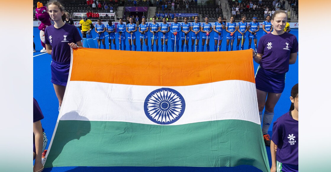 Indian women's hockey team. File photo: AFP