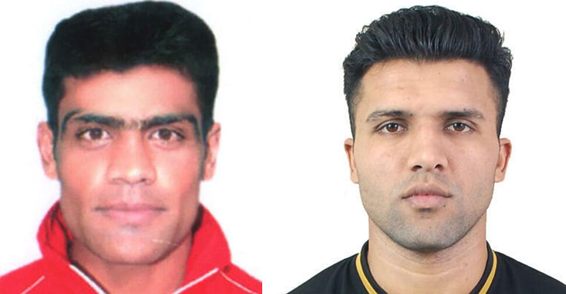 Suleman Baloch (left) and Nazeerullah. Photos: birmingham2022.com