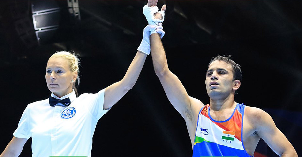 Amit Panghal Amit Panghal emerged a clear winner. Photo: Twitter@BFI_official