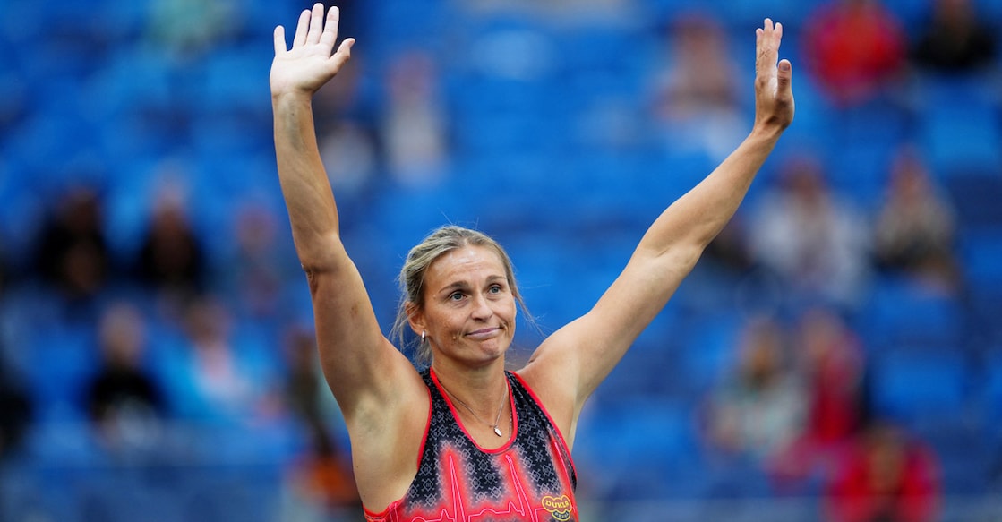 Barbora Spotakova is one of two women to win more than one Olympic gold in javelin. File photo: Reuters/Aleksandra Szmigiel