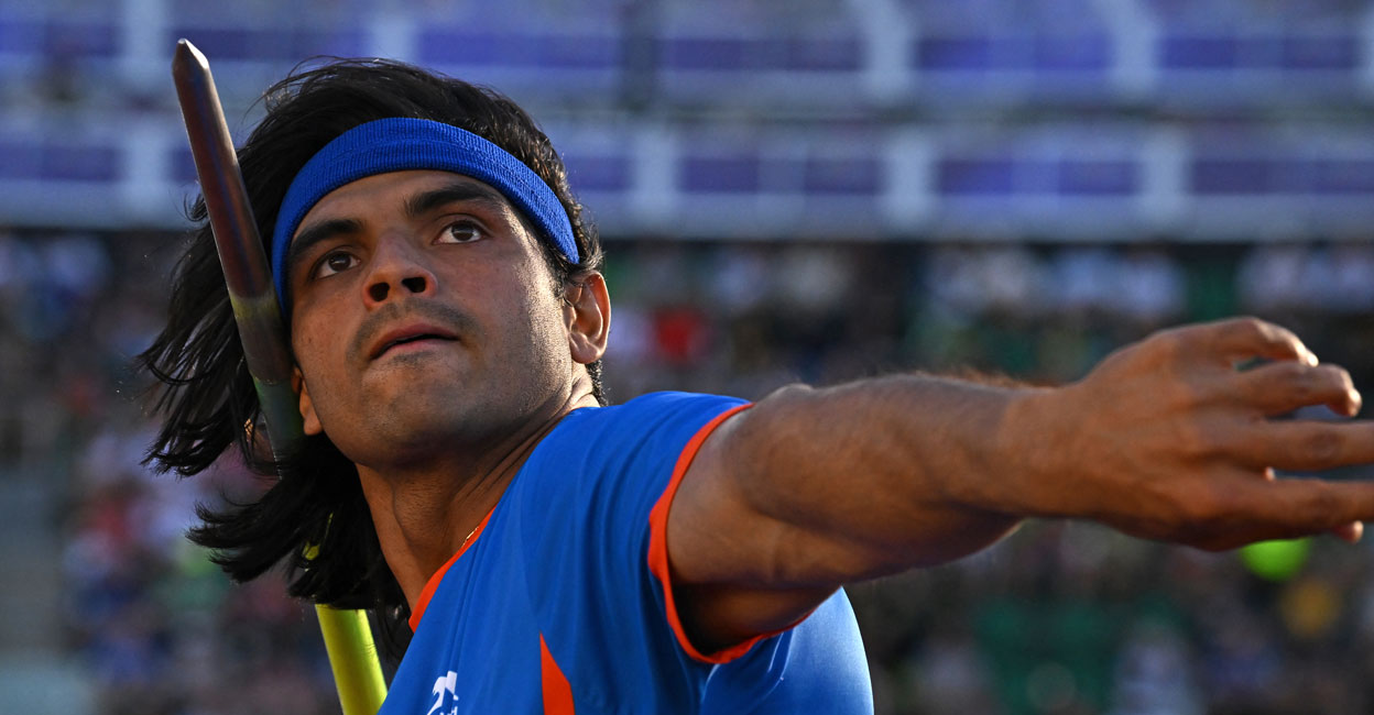 ATHLETICS-WORLD-2022 Neeraj Chopra. File photo: AFP