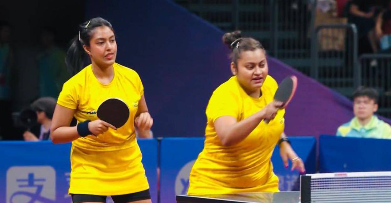 India's Sutirtha-Ayhika pair settles for historic bronze in Asian Games table tennis