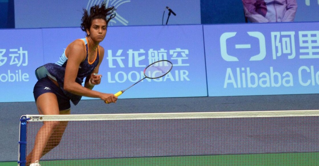 Sindhu made it to her second successive semifinals in as many weeks. File photo: X@WeAreTeamIndia