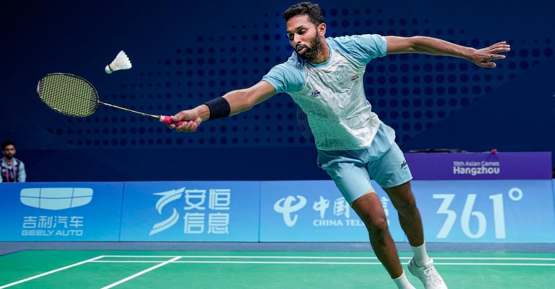 Prannoy makes a return in the final. Photo: PTI/Gurinder Osan