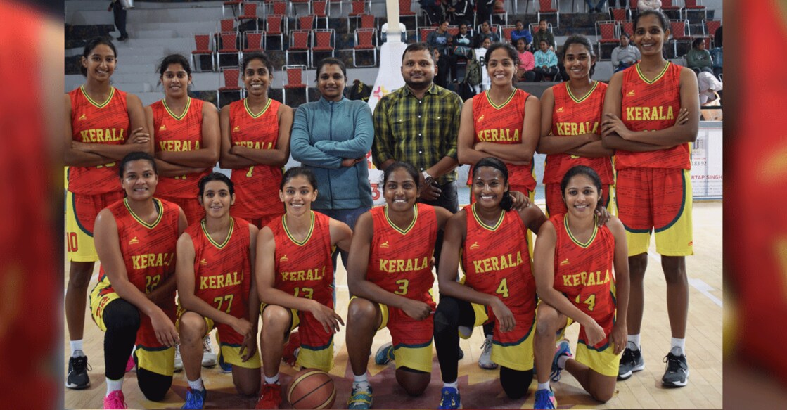 Kerala team posing before the final. Photo: Special arrangement