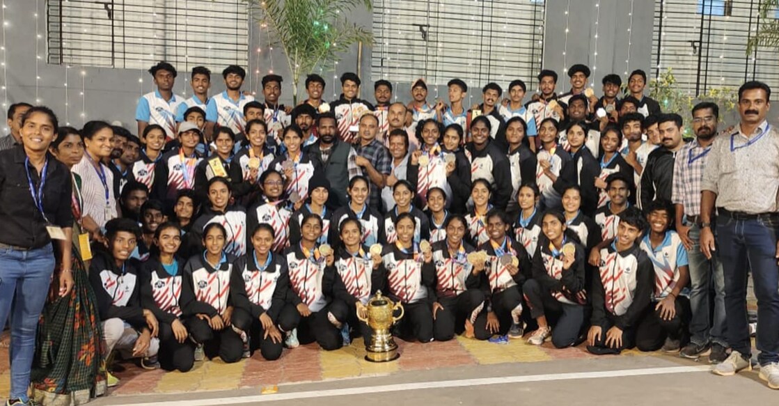 Kerala with 11 gold medals scored 96 points. Photo: Special arrangements