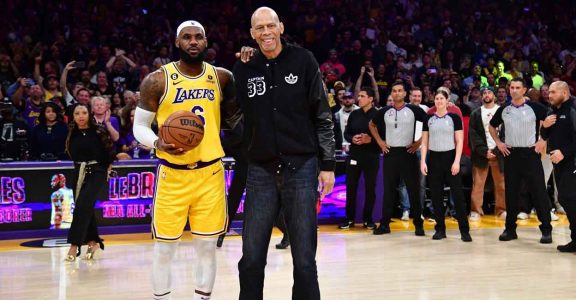 LeBron James & Kareem Abdul-Jabbar LeBron James & Kareem Abdul-Jabbar
