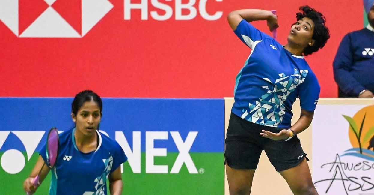 Gayatri Gopichand and Treesa Jolly Gayatri Gopichand, left, and Treesa Jolly continued their fine run. File photo: IANS