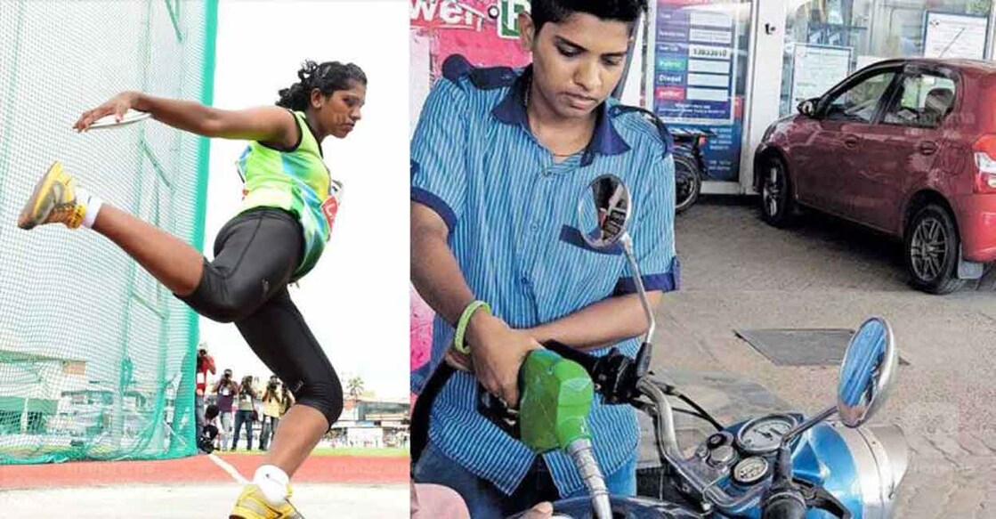 P A Athulya has won four medals for the state, including a gold, at national school athletic meets.