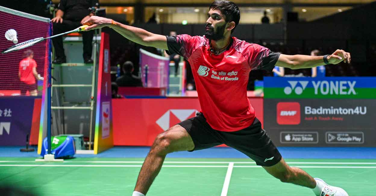  Kidambi Srikanth advanced with a straight-game win. File photo: AFP/ Kazuhiro Nogi