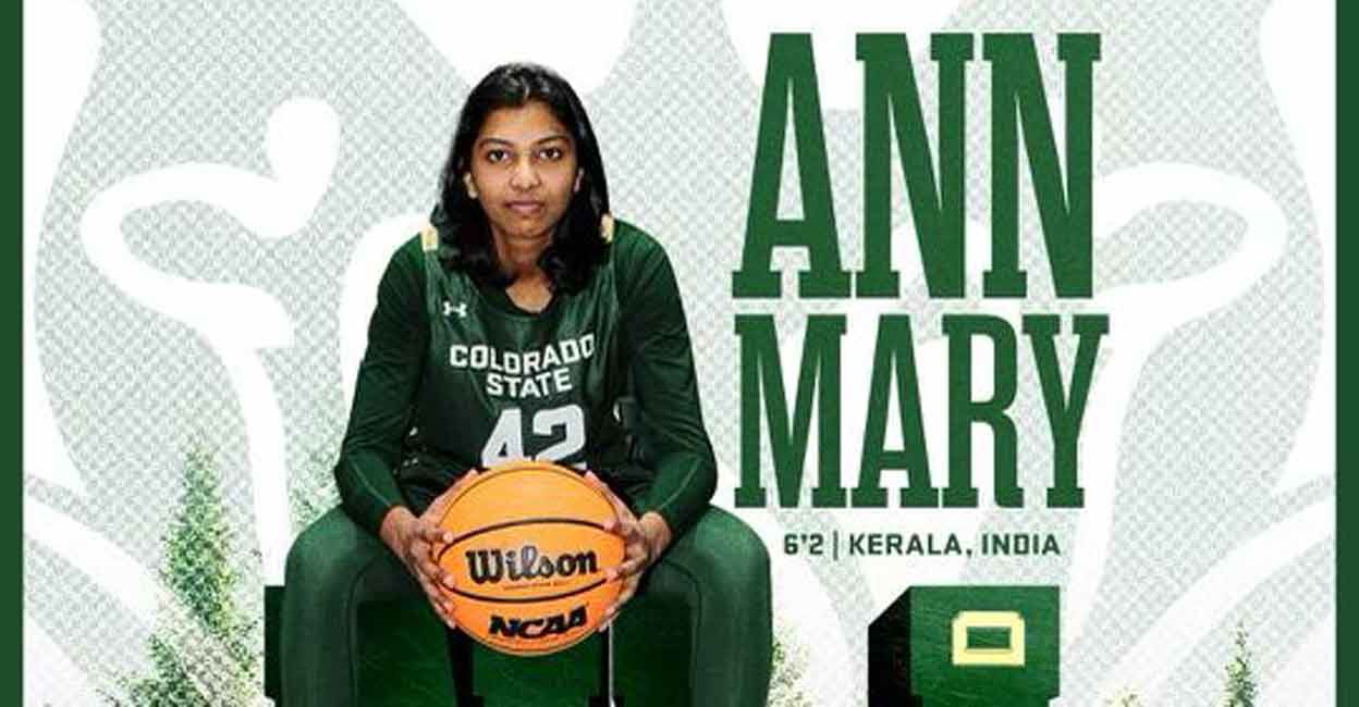 The 6 ft 2 inch tall Ann made her mark while playing for Mount Carmel Girls Higher Secondary School, Kottayam. Photo: Special Arrangement