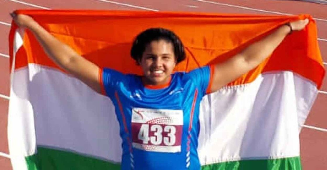Anupriya won the medal with a personal best of 16.37m. Photo: Twitter@afiindia