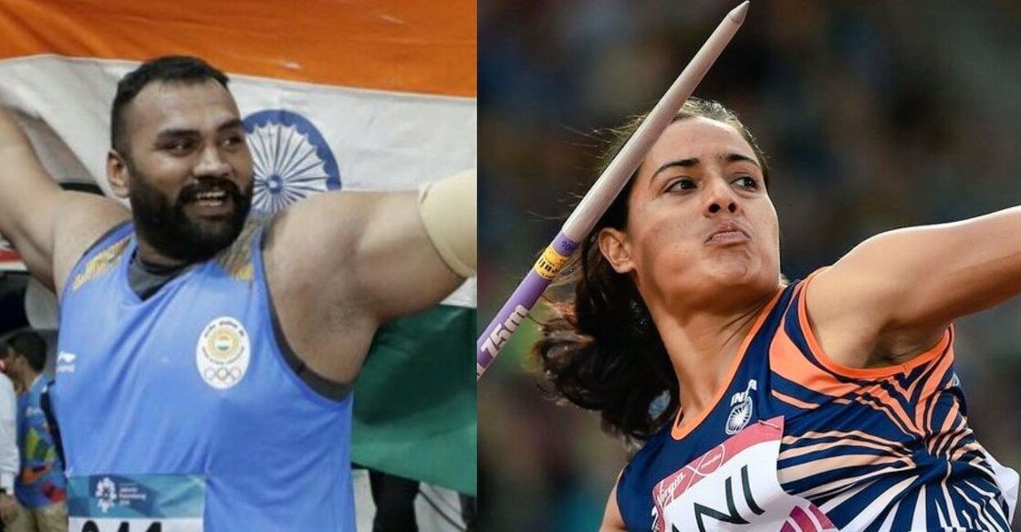 Tajinderpal Singh Toor; Annu Rani. Photos: Twitter