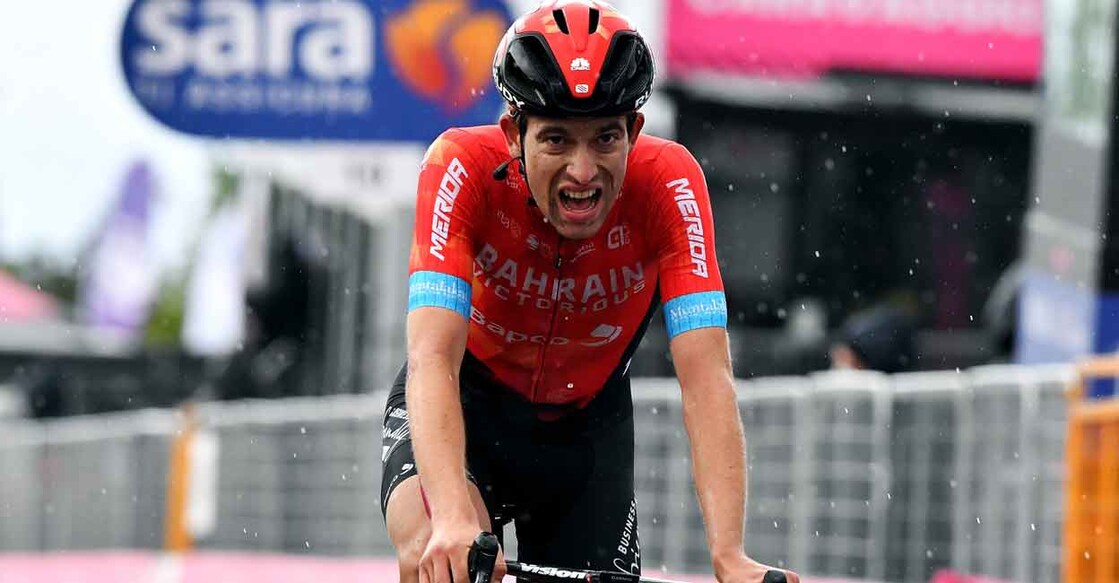 CYCLING-GIRO Mader joined the Bahrain Victorious team in 2021. File photo: Reuters/jennifer Lorenzini