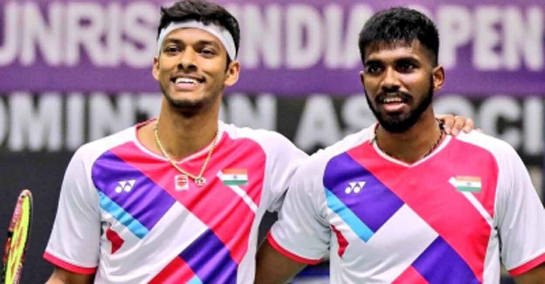 Chirag Shetty and Satwiksairaj Rankireddy became the first Indian pair to win a BWF Super 1000 title. File photo: IANS