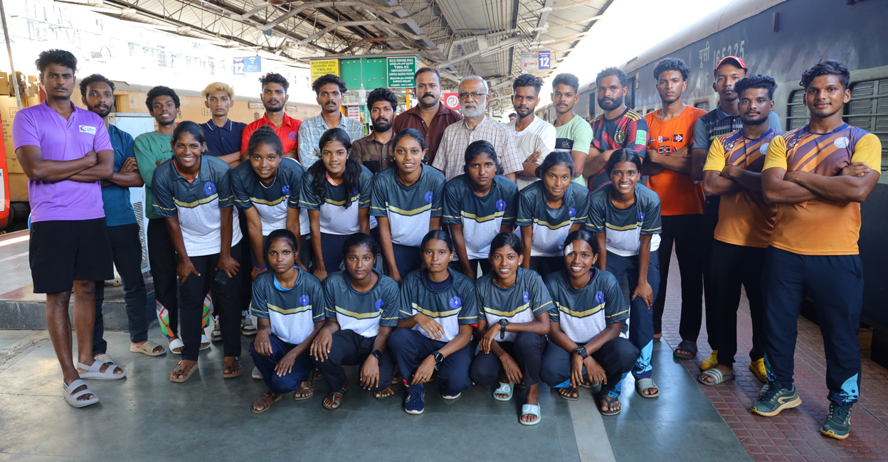 Players from five districts will represent Kerala rugby at the Khelo India Tribal and Indigenous Games in Bhubaneswar. Photo: Special arrangement