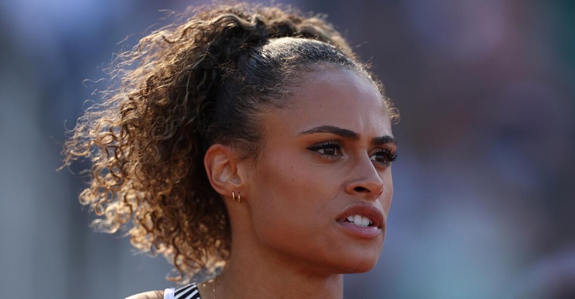 Sydney McLaughlin-Levrone will miss the Worlds due to a minor knee issue. File photo: AFP/Christian Petersen