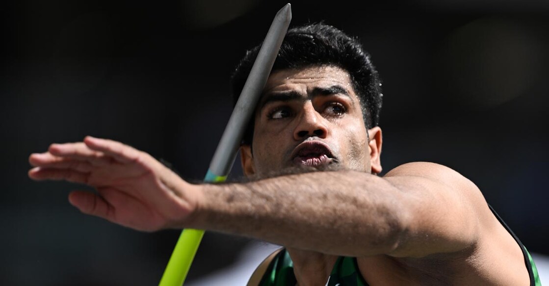 Nadeem produced his season-best 86.79m to book his spot in the final. File photo: AFP/Kirill Kudryavtsev 