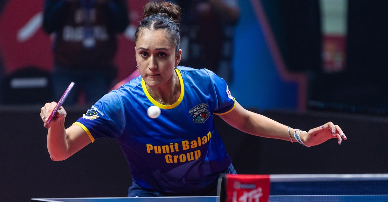 Manika was coming back to India after playing in a WTT Contender tournament in Lima via Amsterdam. File photo: UTT via IANS