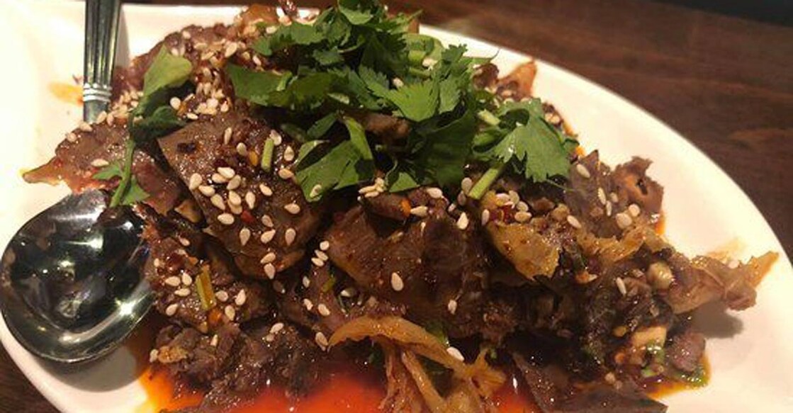 Chinese dish 'fuqi feipian'.