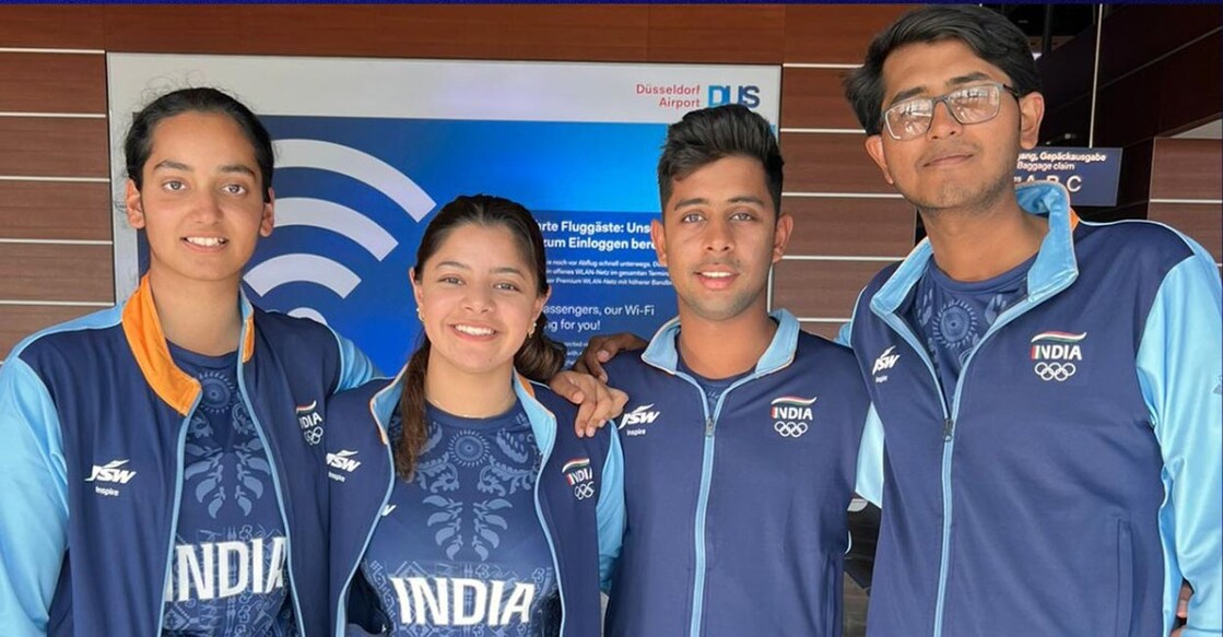 The triumphant Indian team. Photo: X@Media_SAI