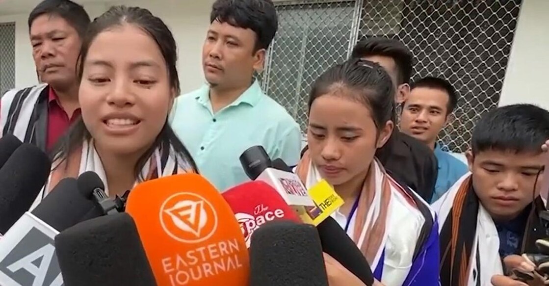 The players returned to their home state on Tuesday. Screengrab