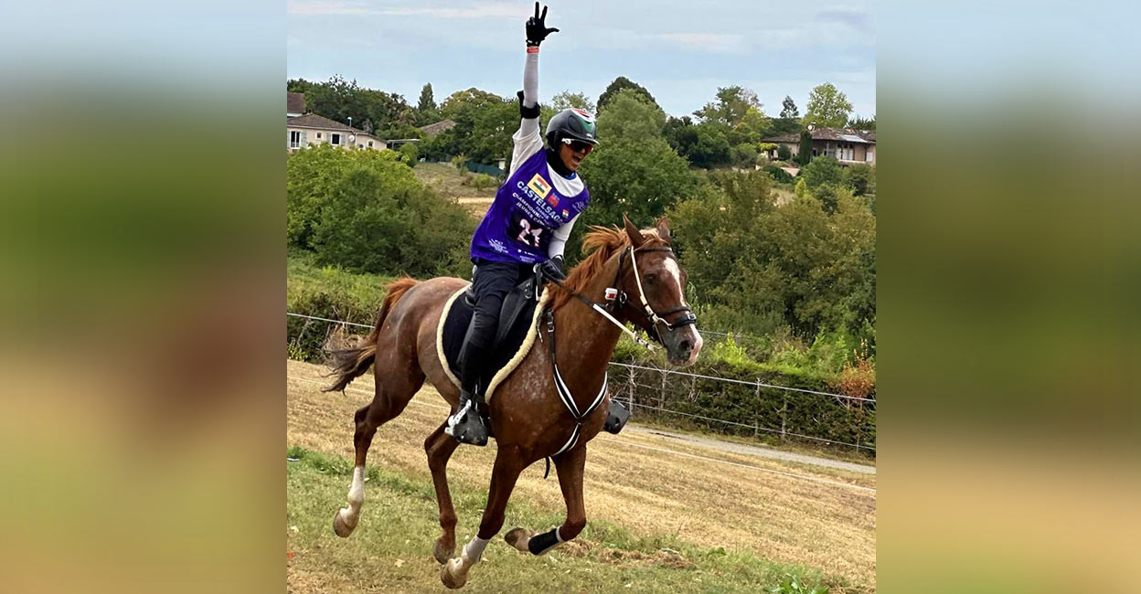 The 21-year-old from Tirur completed the entire 120 km distance in 7.29 hours. Photo: X/@abidpvp