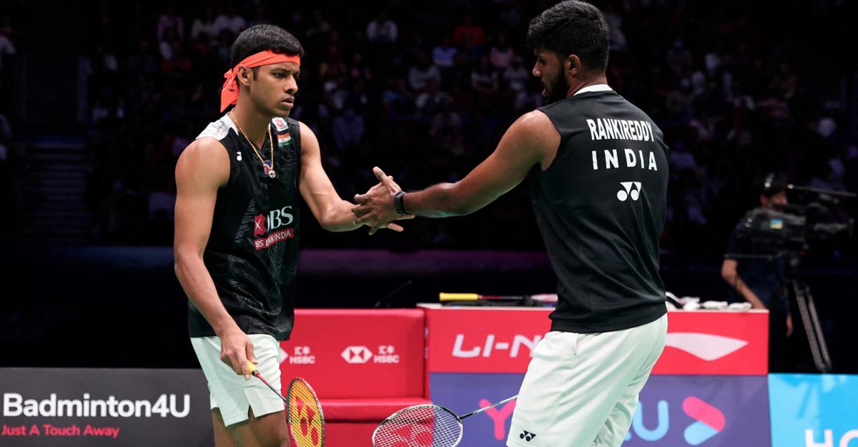 Chirag Shetty & Satwiksairaj Rankireddy Chirag Shetty and Satwiksairaj Rankireddy reached their second successive semifinals. File photo: AFP